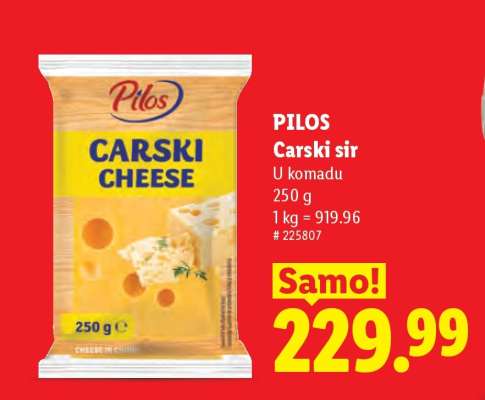 Pilos Carski sir