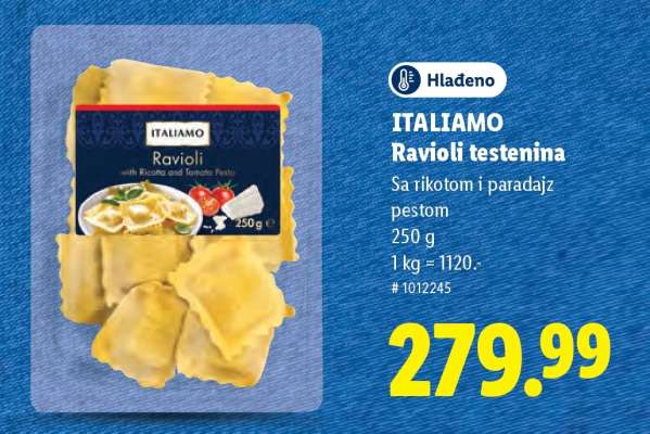 ITALIAMO Ravioli testenina