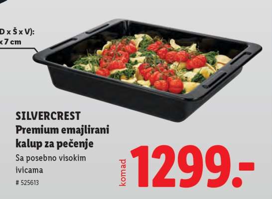 SILVERCREST Premium emajlirani kalup za pečenje