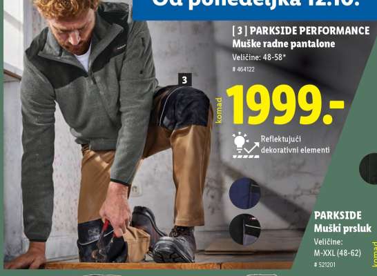 PARKSIDE PERFORMANCE Muške radne pantalone
