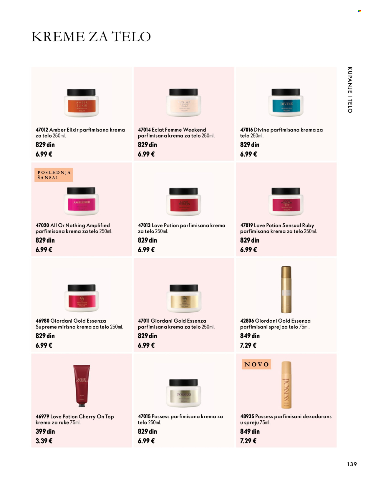 Oriflame katalog  - 07.10.2026 - 17.11.2026. Stranica 139