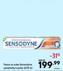 Pasta za zube Sensodyne sensitivity+cavity 2x75 ml