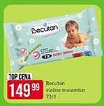 BECUTAN Vlažne maramice 72/1.