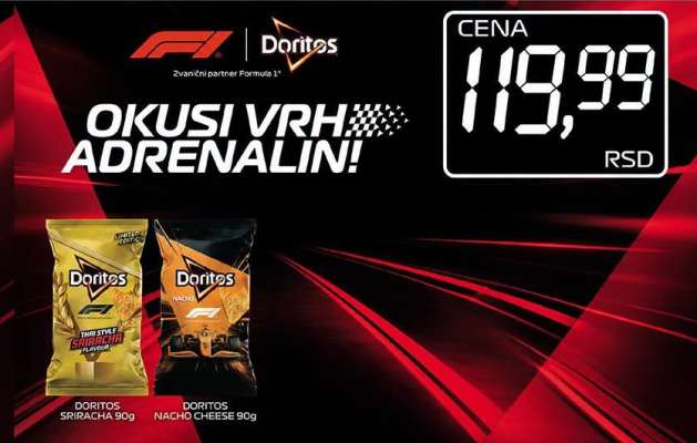 Doritos Sriracha 90g / Doritos Nacho Cheese 90g