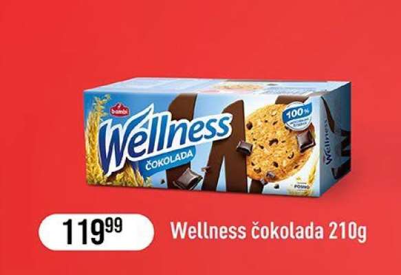 Wellness čokolada 210g