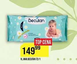 Vlhčené ubrousky Becutan 72/1