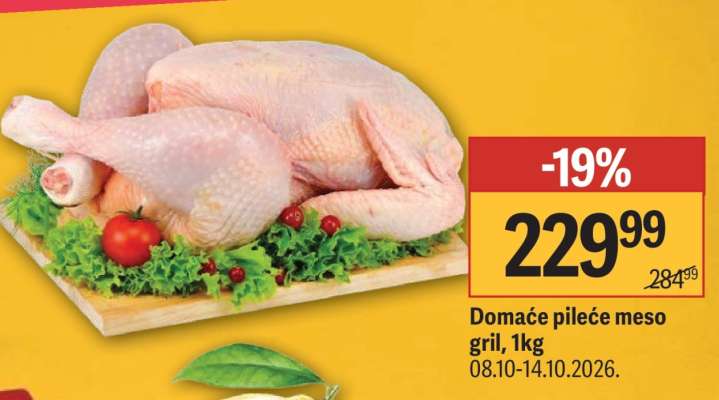 Domáce pileté  meso gril, 1kg