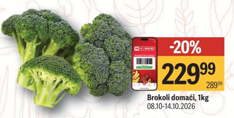 Brokoli domácí, 1kg