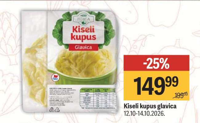 KISELI KUPUS GLAVICA