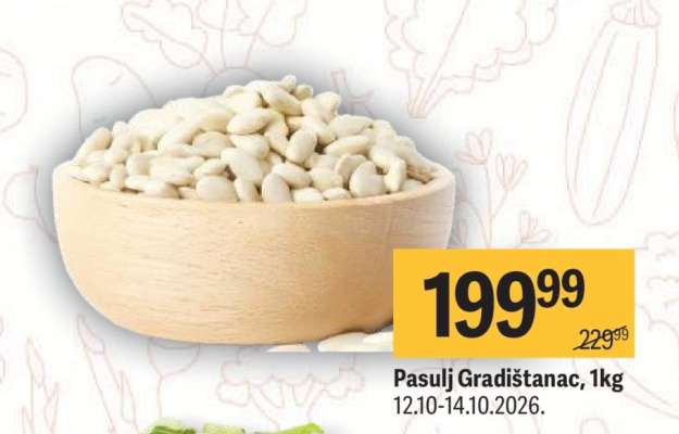 Pasulj Gradištanac, 1kg