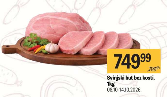 Svinjski but bez kosti 1kg