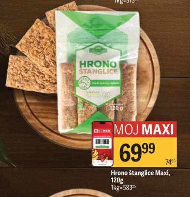 Hrono štanglice Maxi, 120g