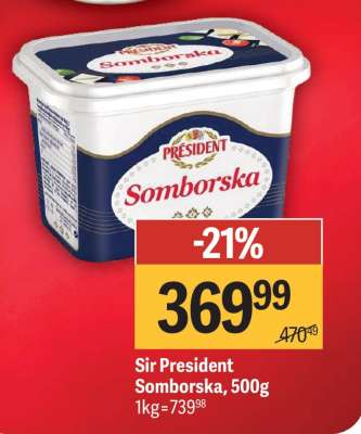 Sir President Somborska 500g