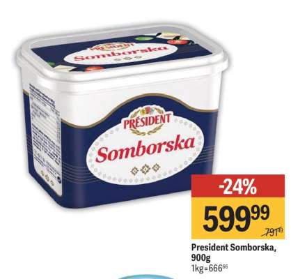 President Somborska 900g