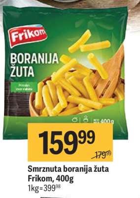 Smrznuta boranija žuta Frikom 400g &