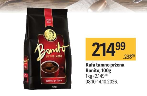 Kafa tamno pržena Bonito, 100g