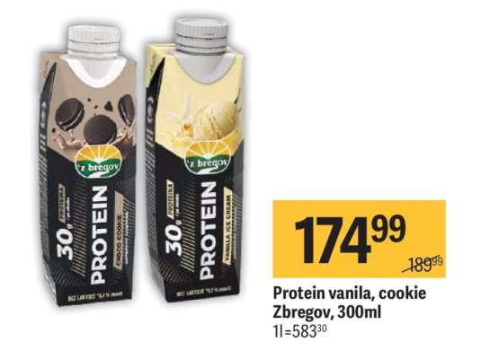 Protein vanila, cookie Zbregov, 300ml