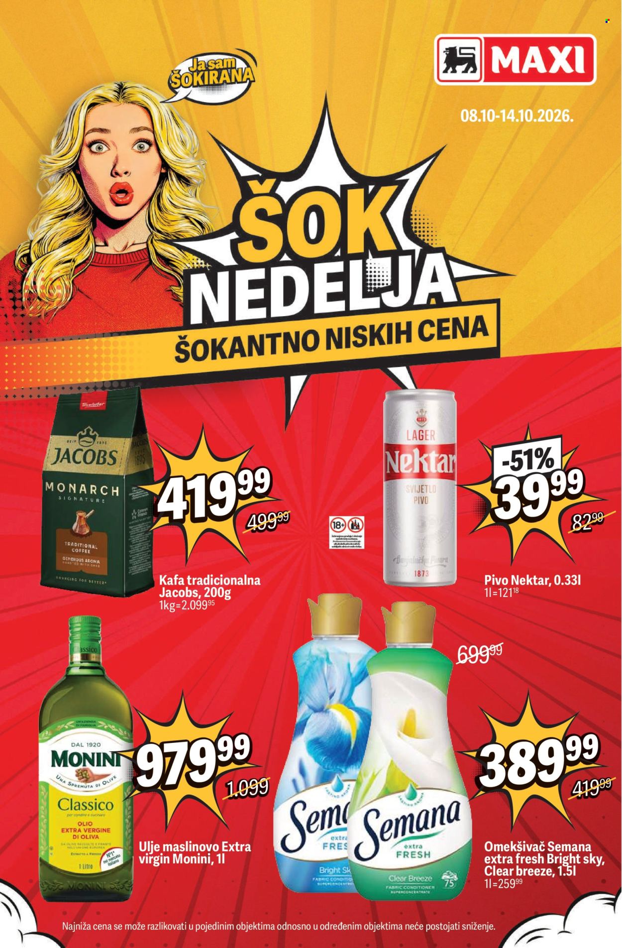Maxi katalog  - 08.10.2026 - 14.10.2026. Stranica 1