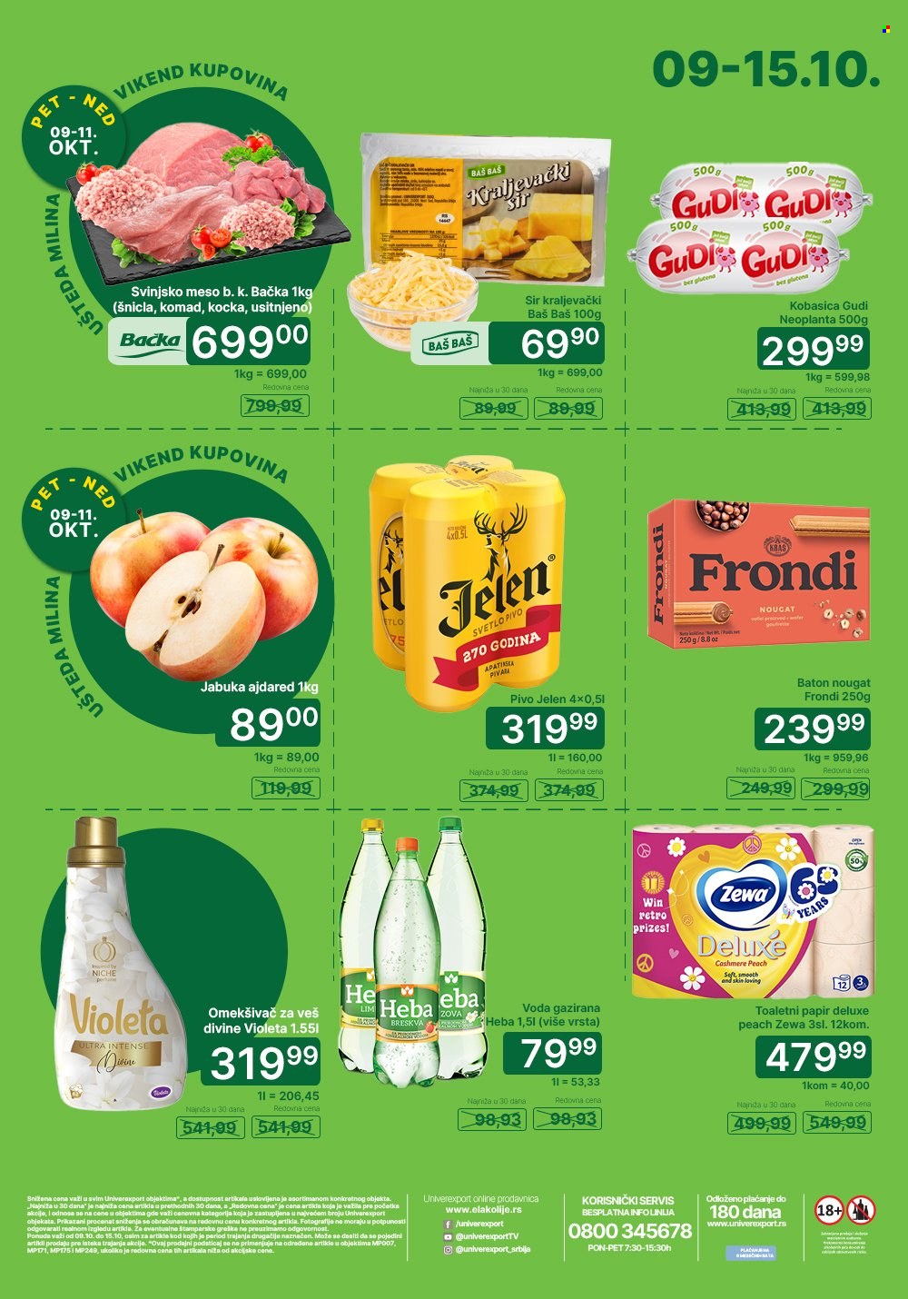 Univerexport katalog  - 09.10.2026 - 15.10.2026. Stranica 1