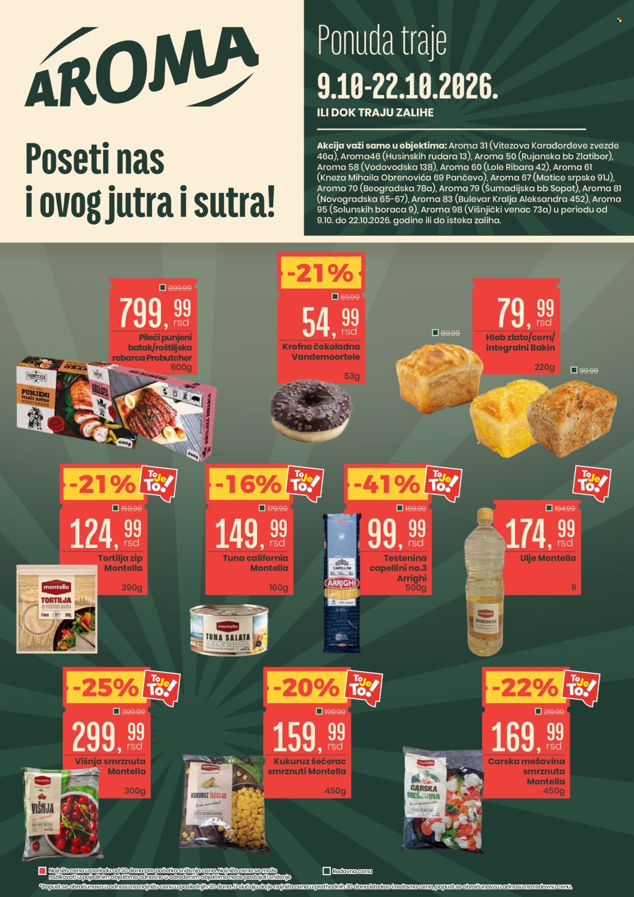 Aroma Market katalog  - 09.10.2026 - 22.10.2026. Stranica 1