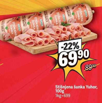 Stišnjena šunka Yuhor