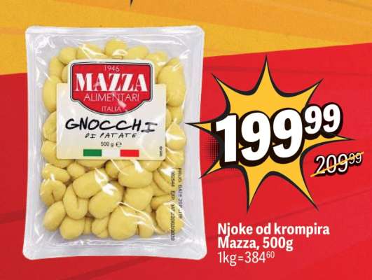 Njoke od krompira Mazza 500g