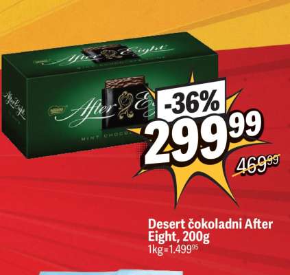 Desert čokoladni After Eight, 200g