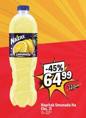 Napitak limunada Na Eks, 2l