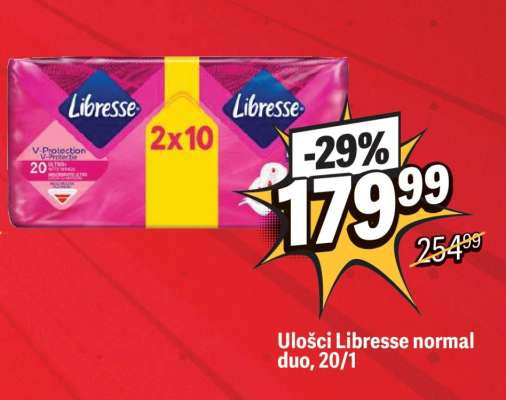 Ulošci Libresse normal duo 20/1