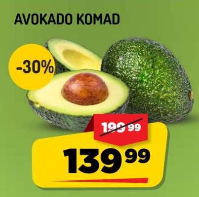 Avokado komad,