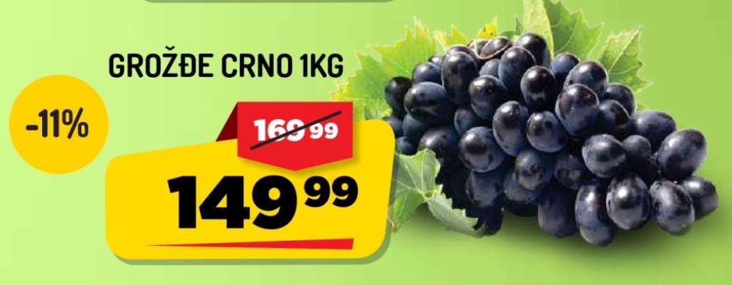 Grozde crno , 1kg