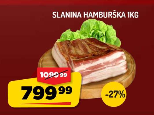 SLANINA HAMBURŠKA 1kg