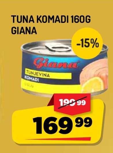 Tuna Komadi 160g Giana