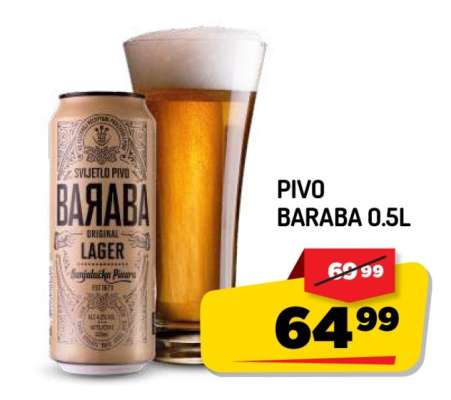 Pivo Baraba 0,5l