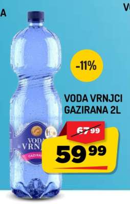 Voda Vrnjci Gazirana 2L