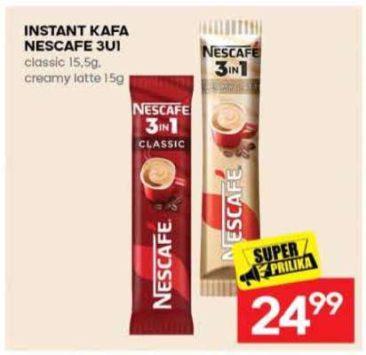 Instant kafa Nescafe 3u1