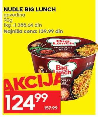 NUDLE BIG LUNCH