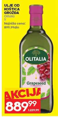 ULJE OD KOŠTICA GROŽĐA
