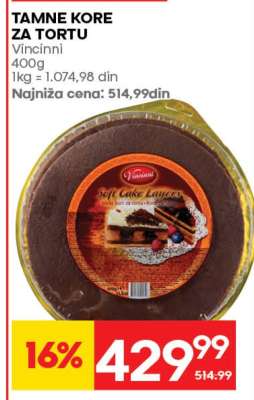 TAMNE KORE ZA TORTU