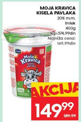 MOJA KRAVICA KISELA PAVLAKA
