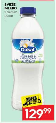 sveže mleko