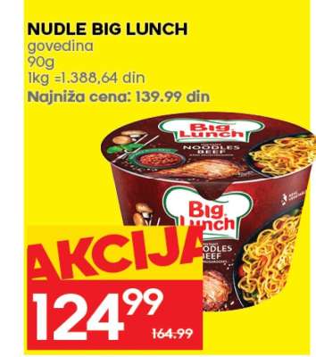 NUDLE BIG LUNCH