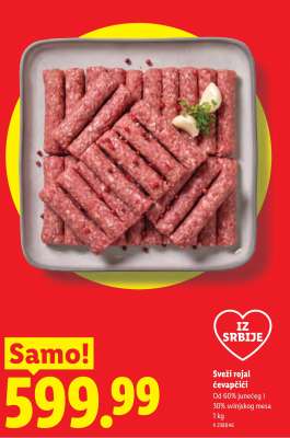 Sveži rojal ćevapčići