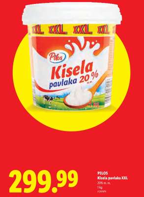 Pilos Kisela pavlaka XXL