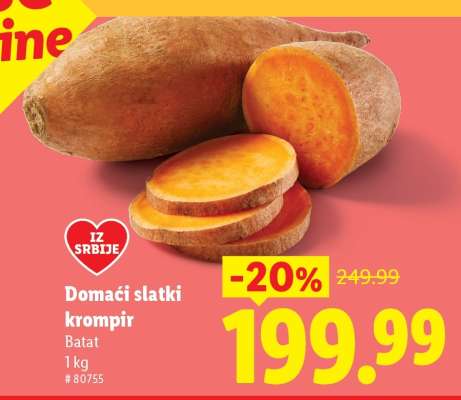 Domaći slatki krompir