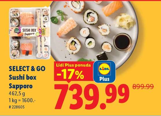 Select & Go Sushi box Sapporo