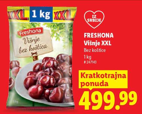 Freshona Višnje XXL