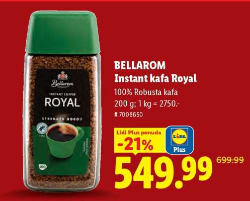 Bellarom Instant kafa Royal
