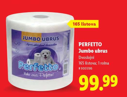 Perfetto Jumbo ubrus