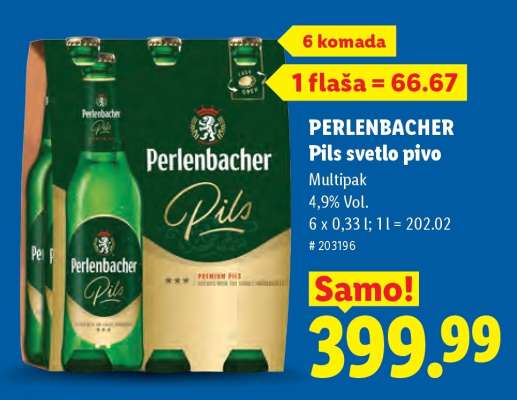 PERLENBACHER Pils svetlo pivo